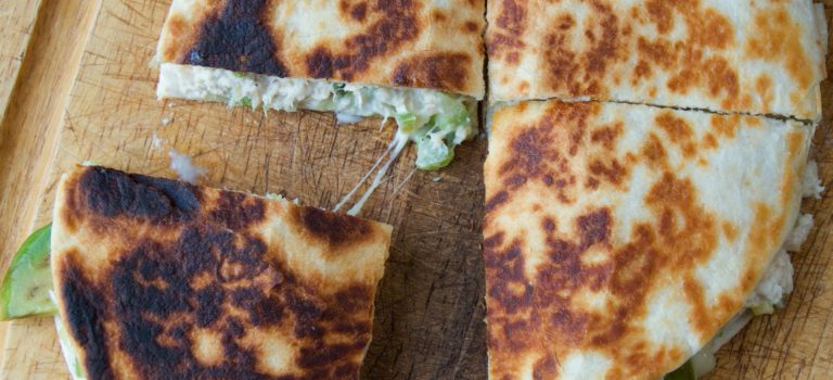 What to Eat During Cancer Treatment: Tuna Melt Quesadilla