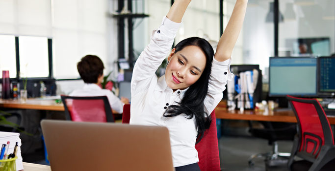12 Exercises to Do at Your Desk