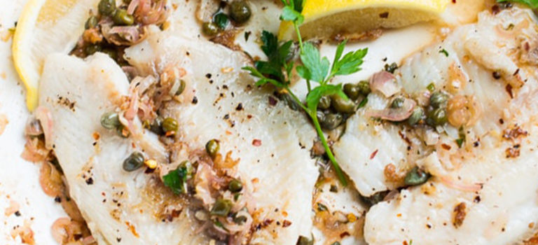 Lenten Recipes: Lemon Caper Fish