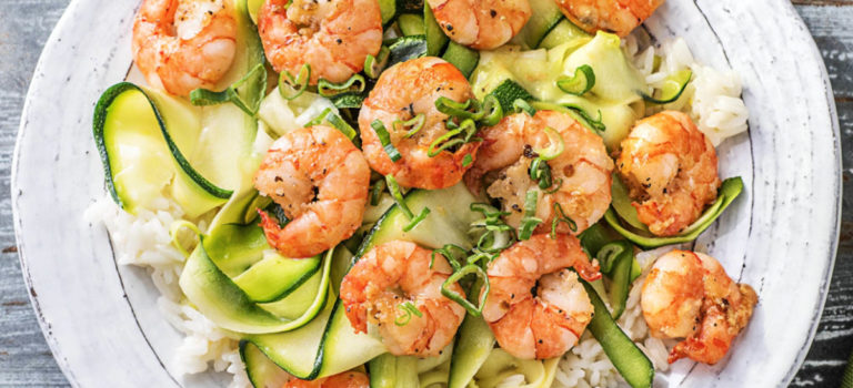 Lenten Recipes: Basil Shrimp & Zucchini