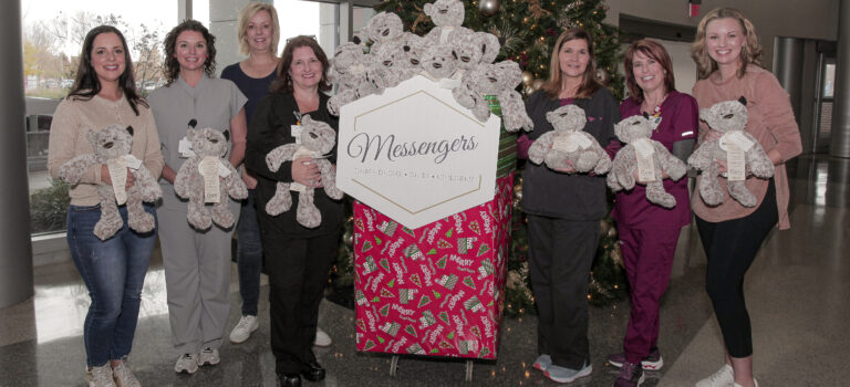 Giving Bears from Messengers Gifts